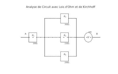 Analyse de Circuit avec Lois d’Ohm et de Kirchhoff