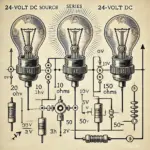 Analyse d'un Circuit en Série avec Trois Lampes